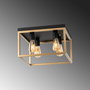 Opviq Kafes - 13744 Lámpara de araña de metal Dorado